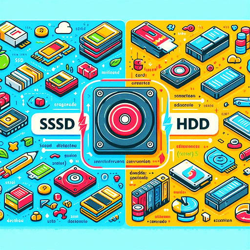 تفاوت هارد SSD و HDD